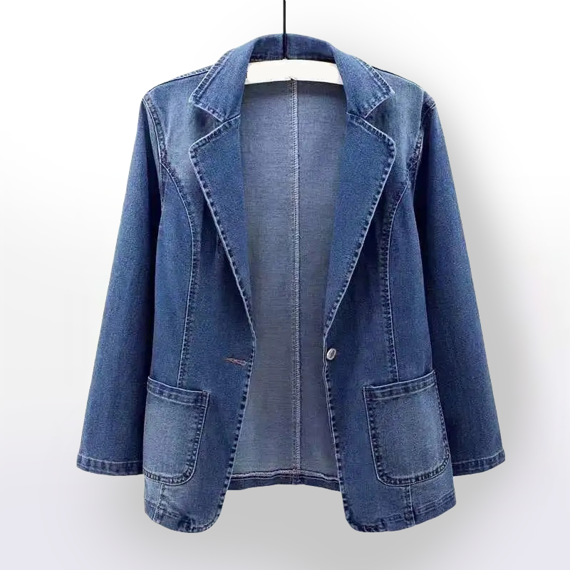 Anna | Women’s Classic Denim Blazer